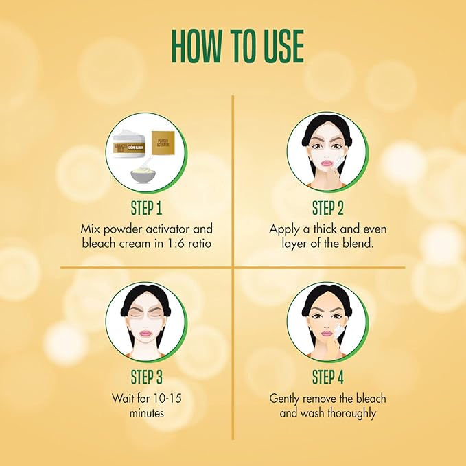 Nature's Essence Advanced Gold Creme Bleach, 210 gm