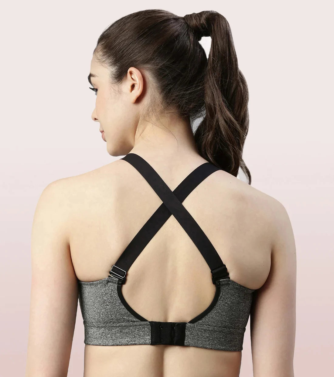 Enamor SB18 Convertible Back High Impact Bra - Padded - Wirefree