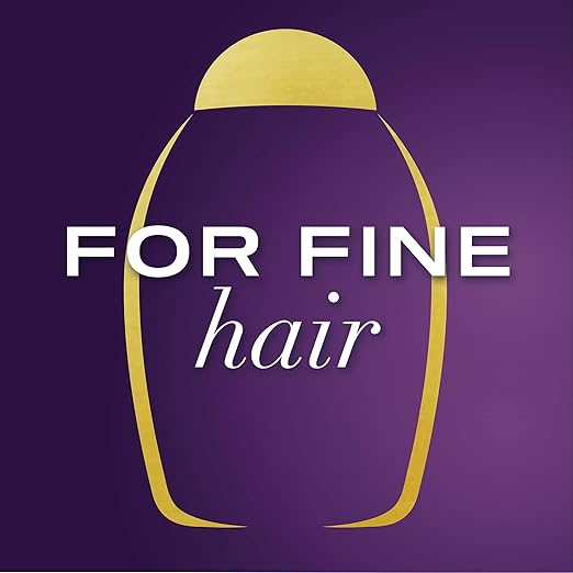 OGX Thick & Full + Biotin & Collagen Volumizing Shampoo for Thin Hair, Thickening Shampoo with Vitamin B7 & Hydrolyzed Wheat Protein, Paraben-Free, Sulfate-Free Surfactants, 385ml