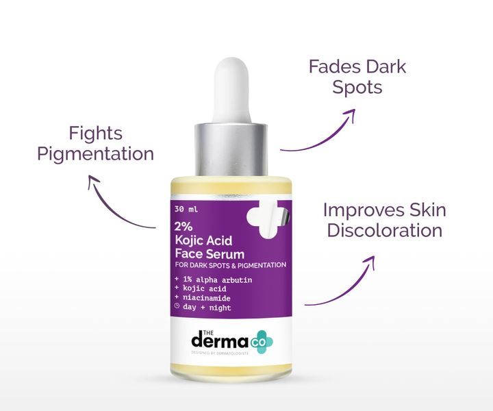 The Derma co 2% Kojic Acid Face Serum with 1% Alpha Arbutin & Niacinamide - 30 ml
