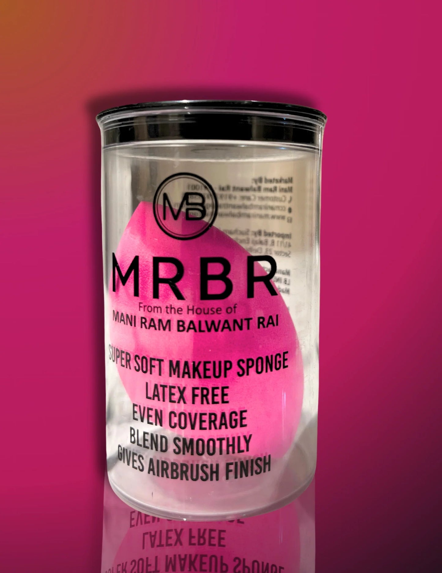 MRBR SUPER SOFT MAKEUP SPONGE LATEX FREE EVEN COVERAGE
