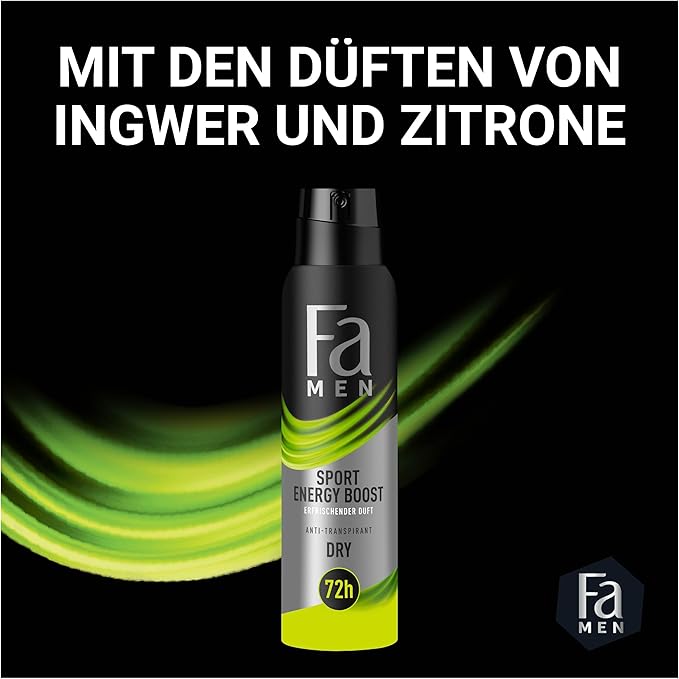 Fa Men Deo Spray Sport Energy Boost 72h 150ml