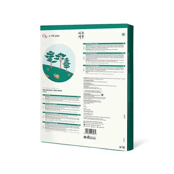 O3+ Mijoo Korea Glass Glow Facial Kit with Pine Cica & Snail Mucin - Ideal for Combination Skin (7 Steps)