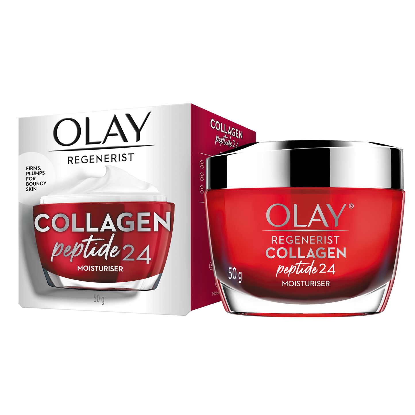 Olay Face Cream: Regenerist Collagen Peptide 24 Moisturiser 50g