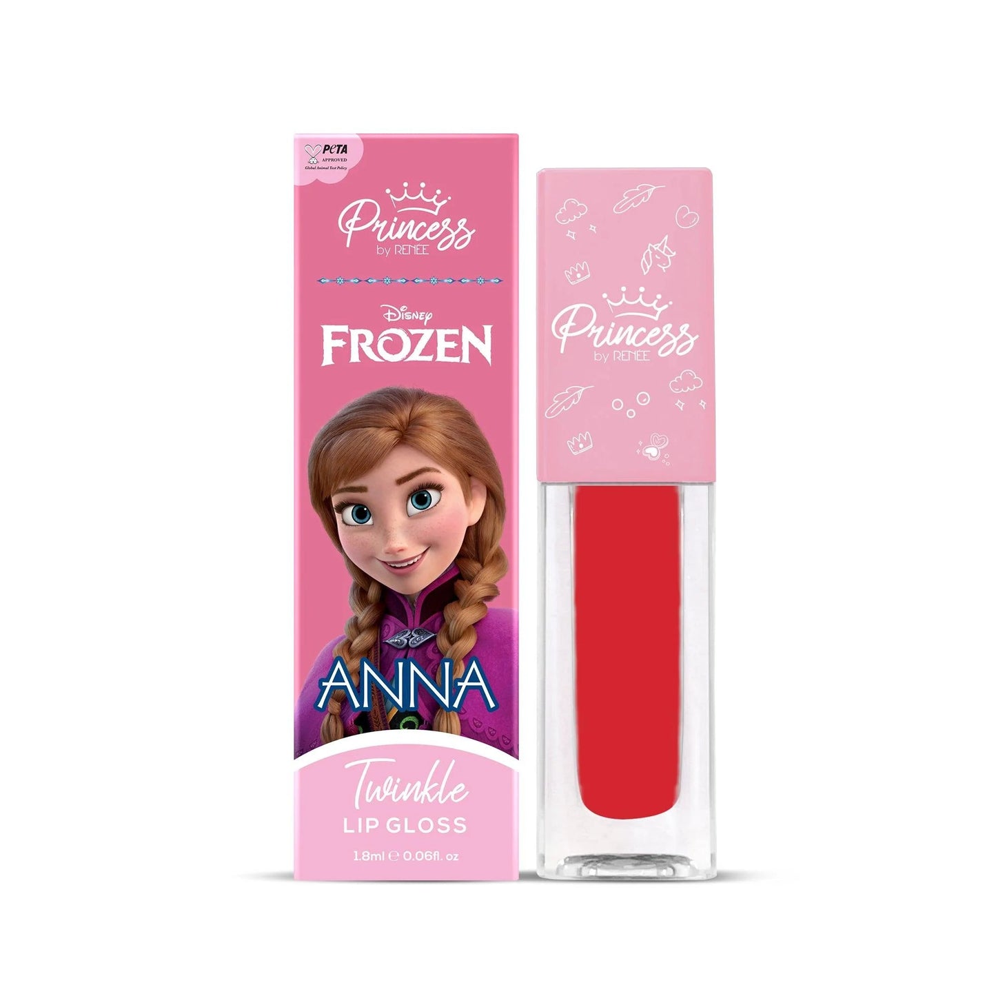 Disney Frozen Princess By RENEE Twinkle Lip Gloss 1.8ml