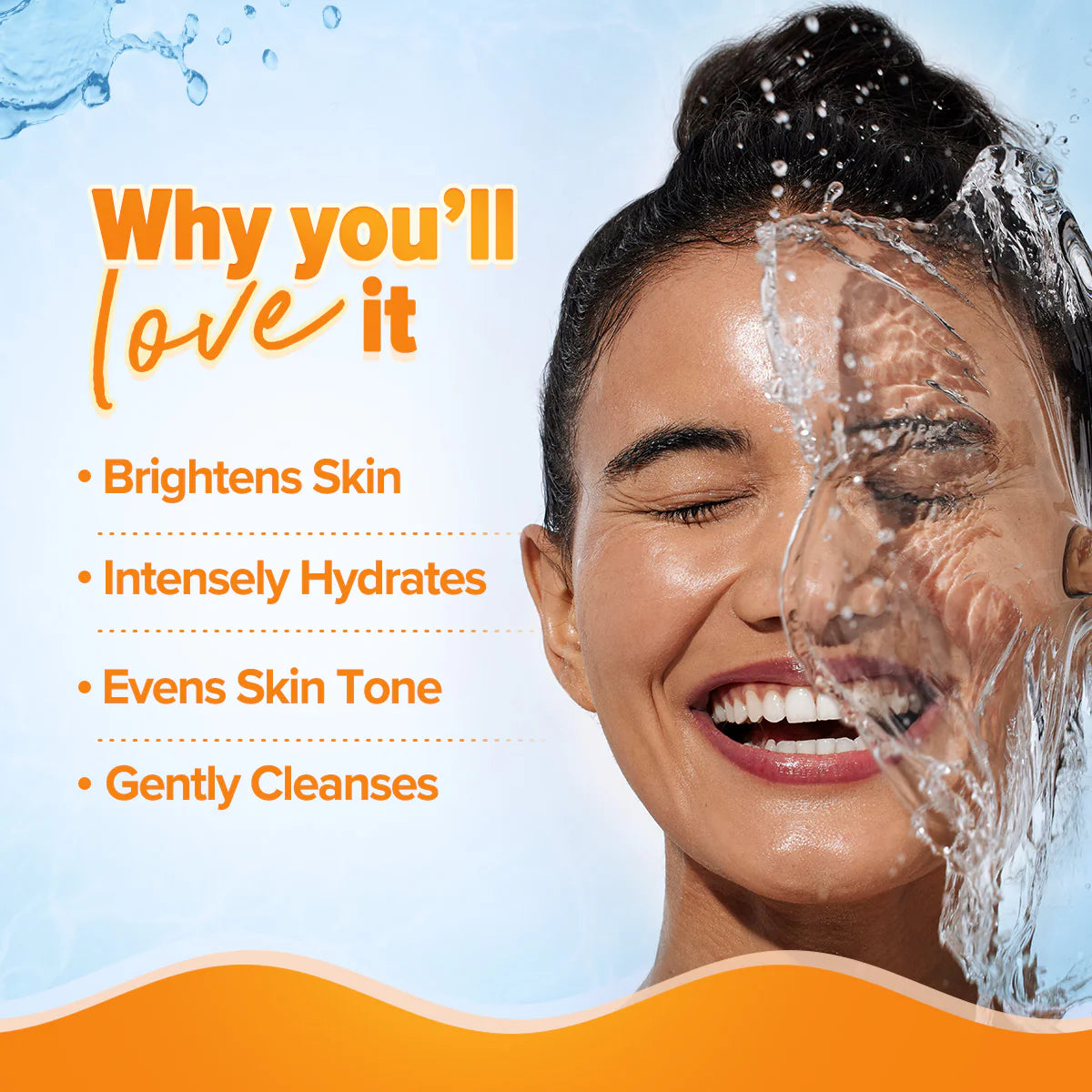 Aqualogica Glow+ Smoothie Face Wash with Papaya & Vitamin C for Glowing Skin 100ml