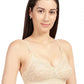 SONARI Cream Chikankari Bra