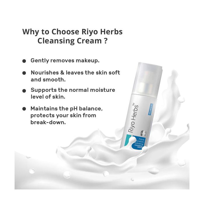 Riyo Herbs Aqua Restoration Hydrating Cleansing Cream 100ml