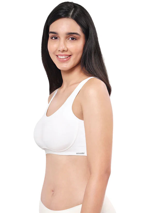Amante 78801 All Day Lounge Solid Non Padded Non-Wired Bra
