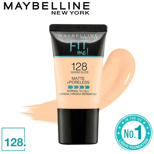 Maybelline New York Fit Me Matte+Poreless Liquid Foundation 18ml
