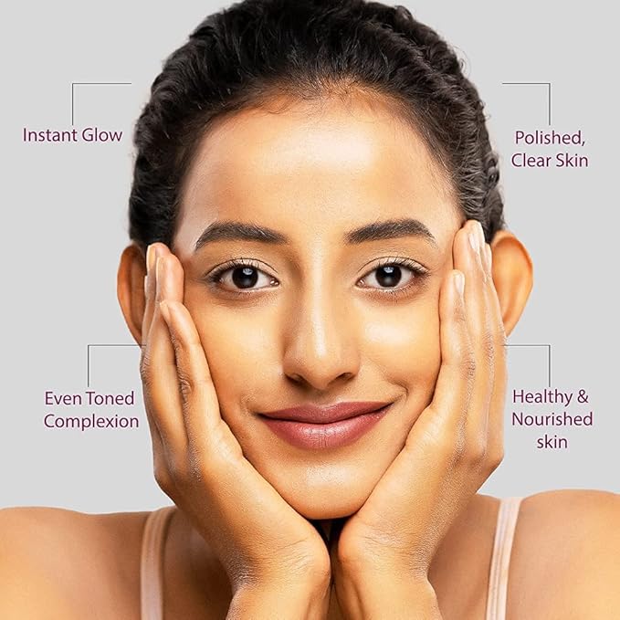 Lotus Herbals Whiteglow Insta Glow 1 Facial Kit for Cleansing, Whitening, Smoothing For Radiant Glowing Skin Natural Ingredients