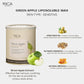 Rica Green Apple Liposoluble Painless Hair Removal Wax For Men & Women| Quick & Easy Tan Removal Waxing for Sensitive Skin| 800 ml