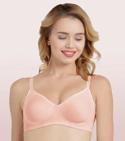 Enamor-A042 Side Support Shaper Classic Bra - Supima Cotton Non-Padded Wirefree