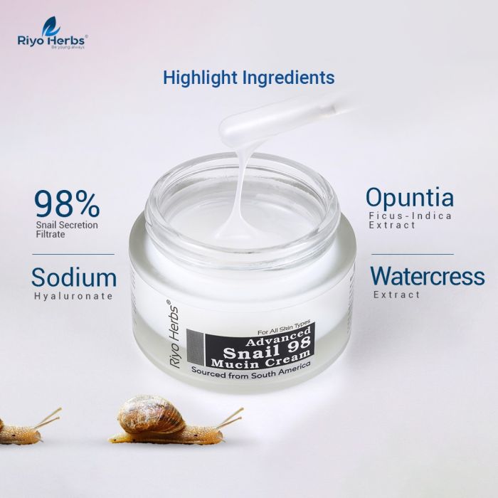 Riyo Herbs Advance Snail 98 Mucin All in One Cream 50g