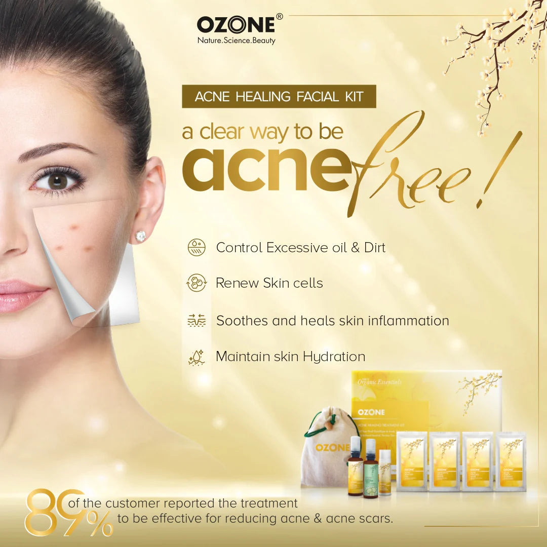 ozone Acne Healing Treatment Kit 240g + 240ml