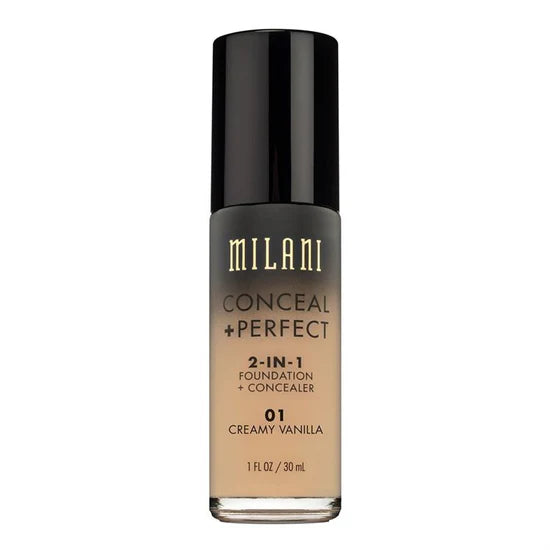 Milani Conceal+Perfect 2 In 1 Foundation+Concealer 30ml