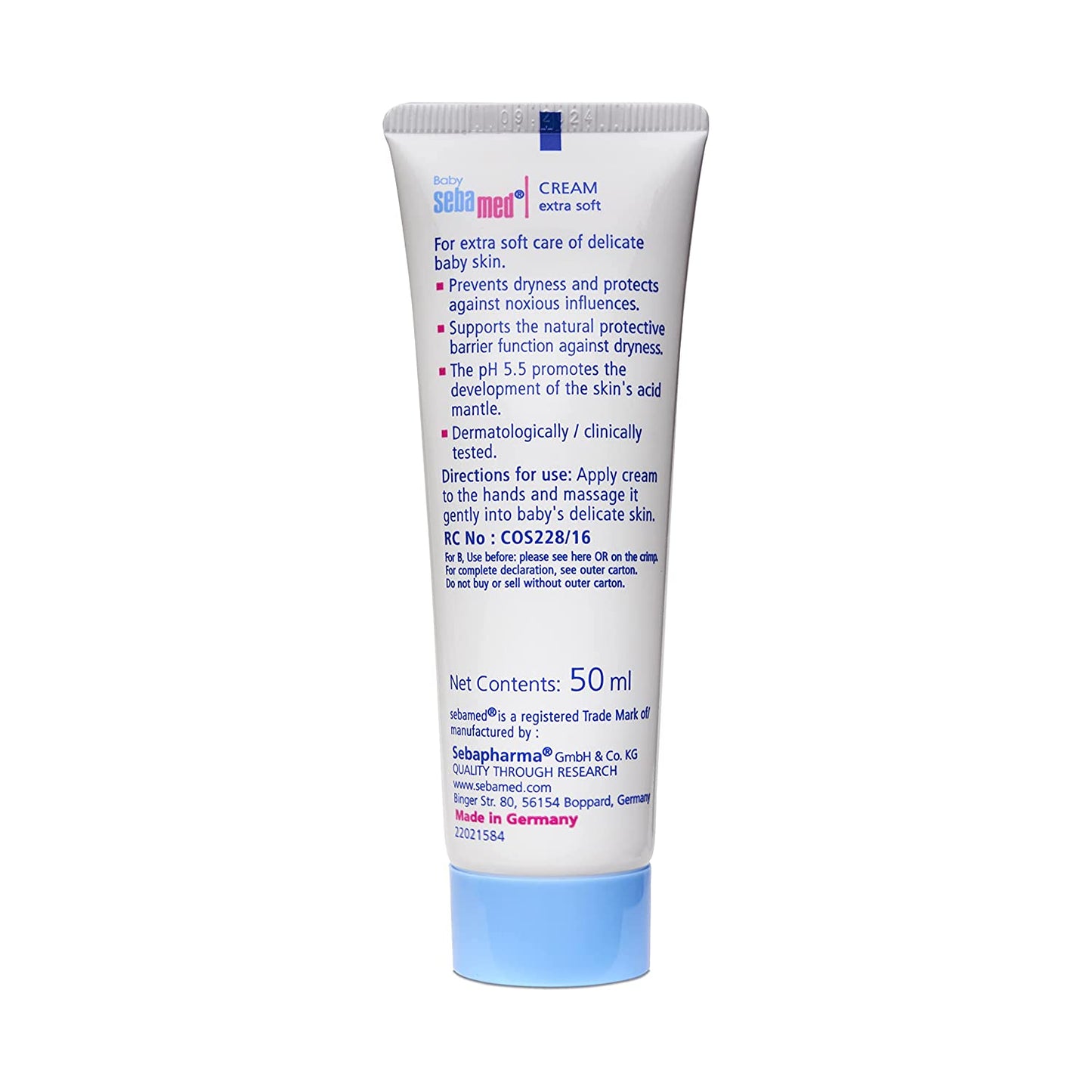 Sebamed Baby Cream Extra Soft For Delicate Skin With Panthenol 50ml