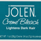 Jolen Creme Bleach Lightens Dark Hair 28g