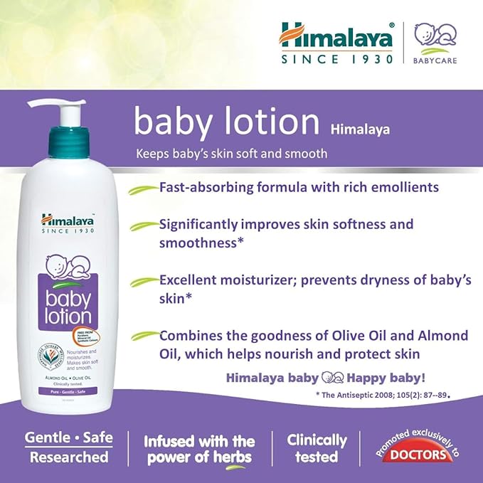 Himalaya Baby Body Lotion For All Skin Types (400 ml)