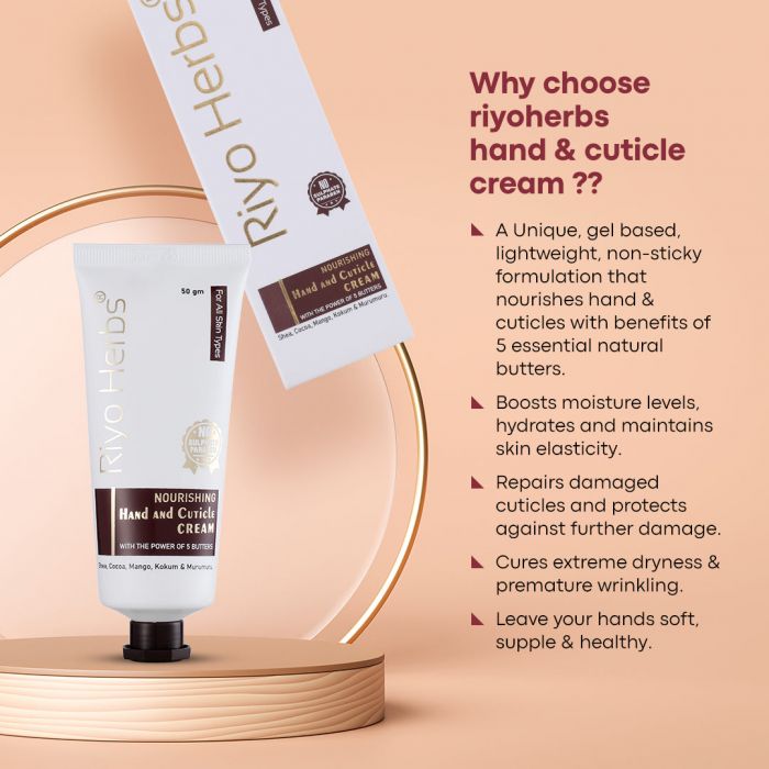 Riyo Herbs Hand And Cuticle Cream 50gm
