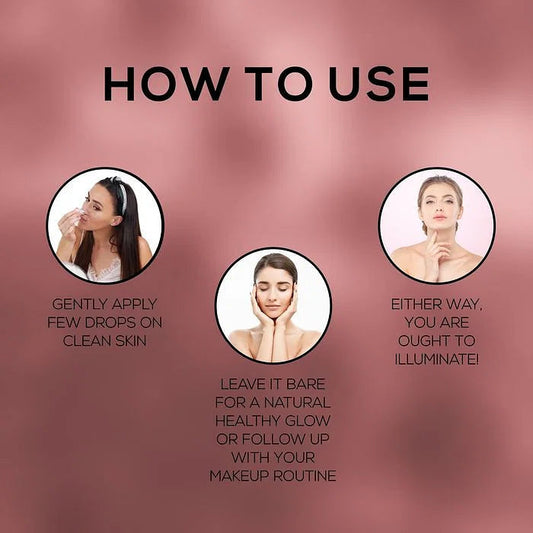 Renee Glass Glow Pre Makeup Oil Prep And Glow All Day 30Ml