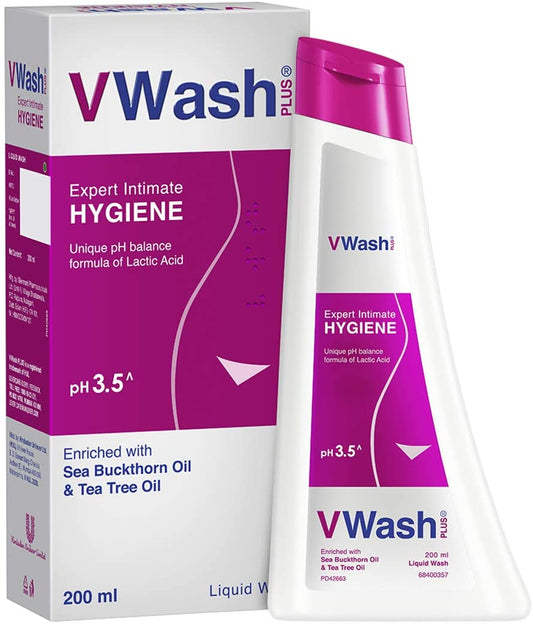 V Wash Expert Intimate Hygiene Enriched With Sea Buckthorn Oil &amp; Tea Tree oil 200ml