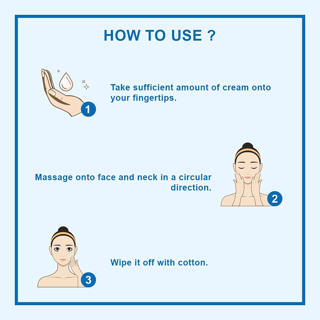 Riyo Herbs Aqua Restoration Cleansing Cream With Natural Extracts, All Skin Types Deep Cleanses For Women - 100ml