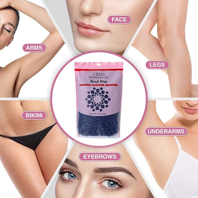 CEMA PROFESSIONAL BEADS WAX (DARK BLUE) 1000g