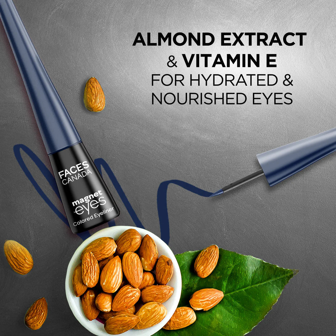 Faces Canada Magneteyes Colored Eyeliner 24hr Water Resistant Almond Extract 4ml