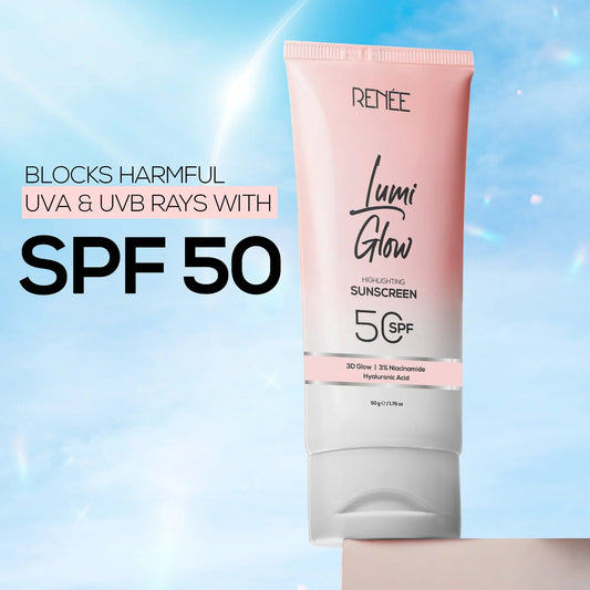 RENEE Lumi Glow Highlighting Sunscreen with SPF50 50g