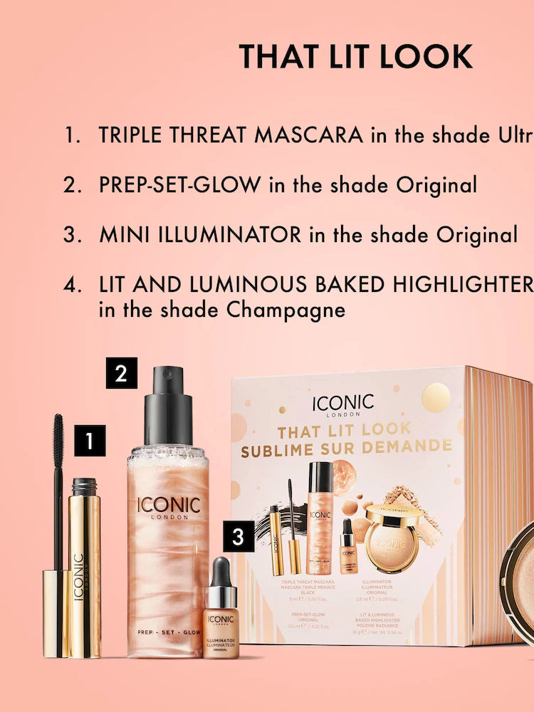 ICONIC London That Lit Look Makeup Sublime Sur Demande Gift Set