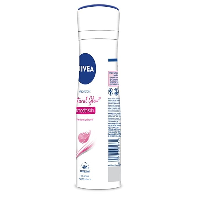 Nivea Natural Glow Smooth Skin Deodorant For Women 150ml