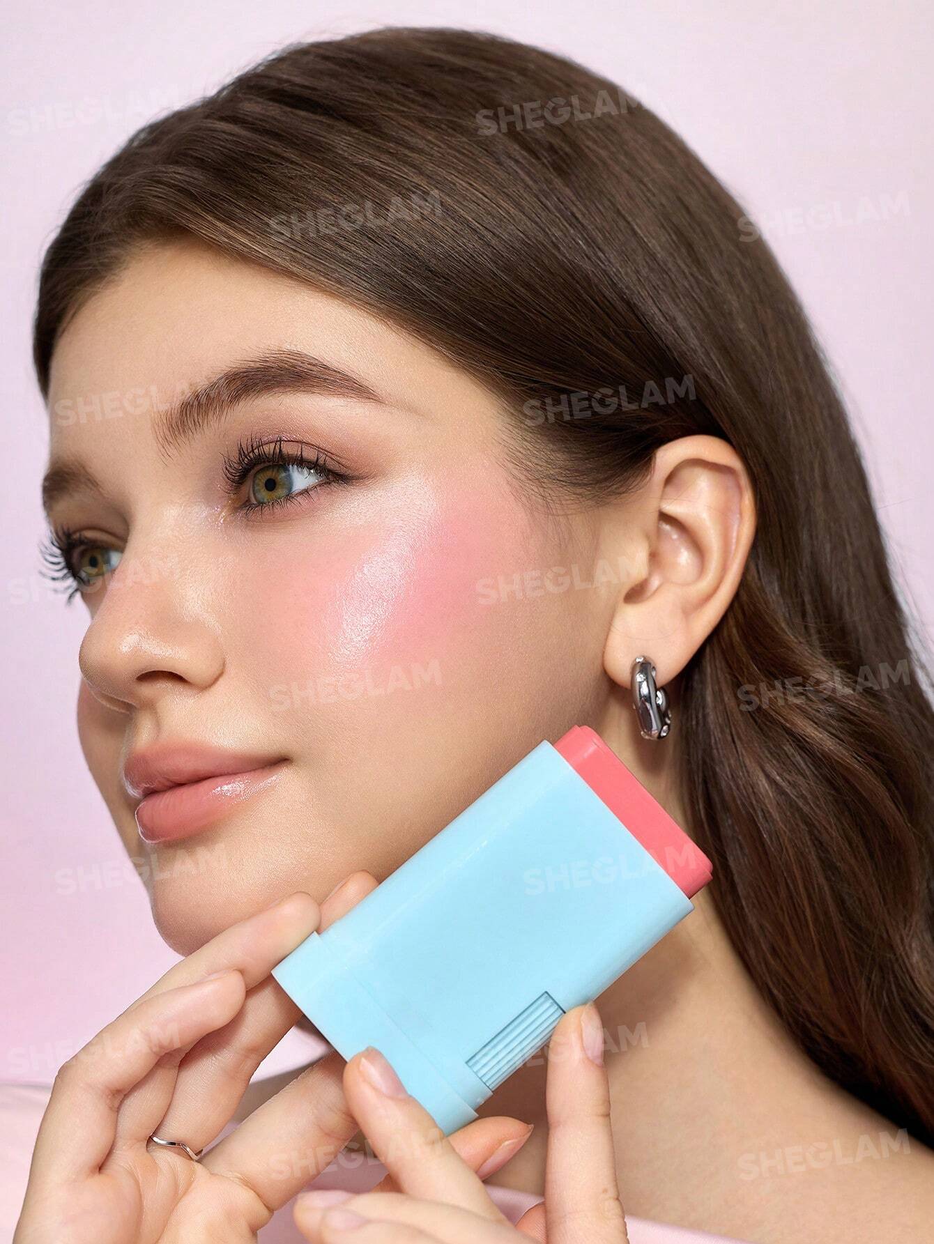 SHE GLAM Glass Glow Blush Stick-Cherry Express 15g