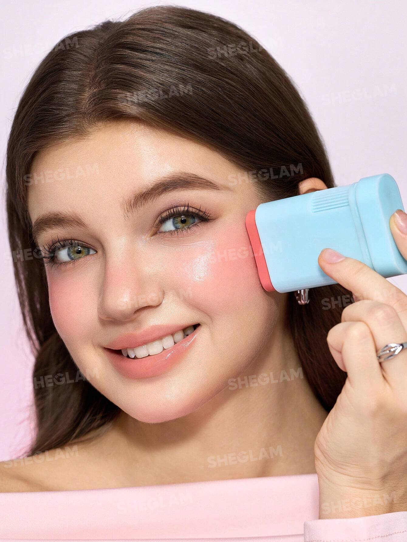 SHE GLAM Glass Glow Blush Stick-Cherry Express 15g