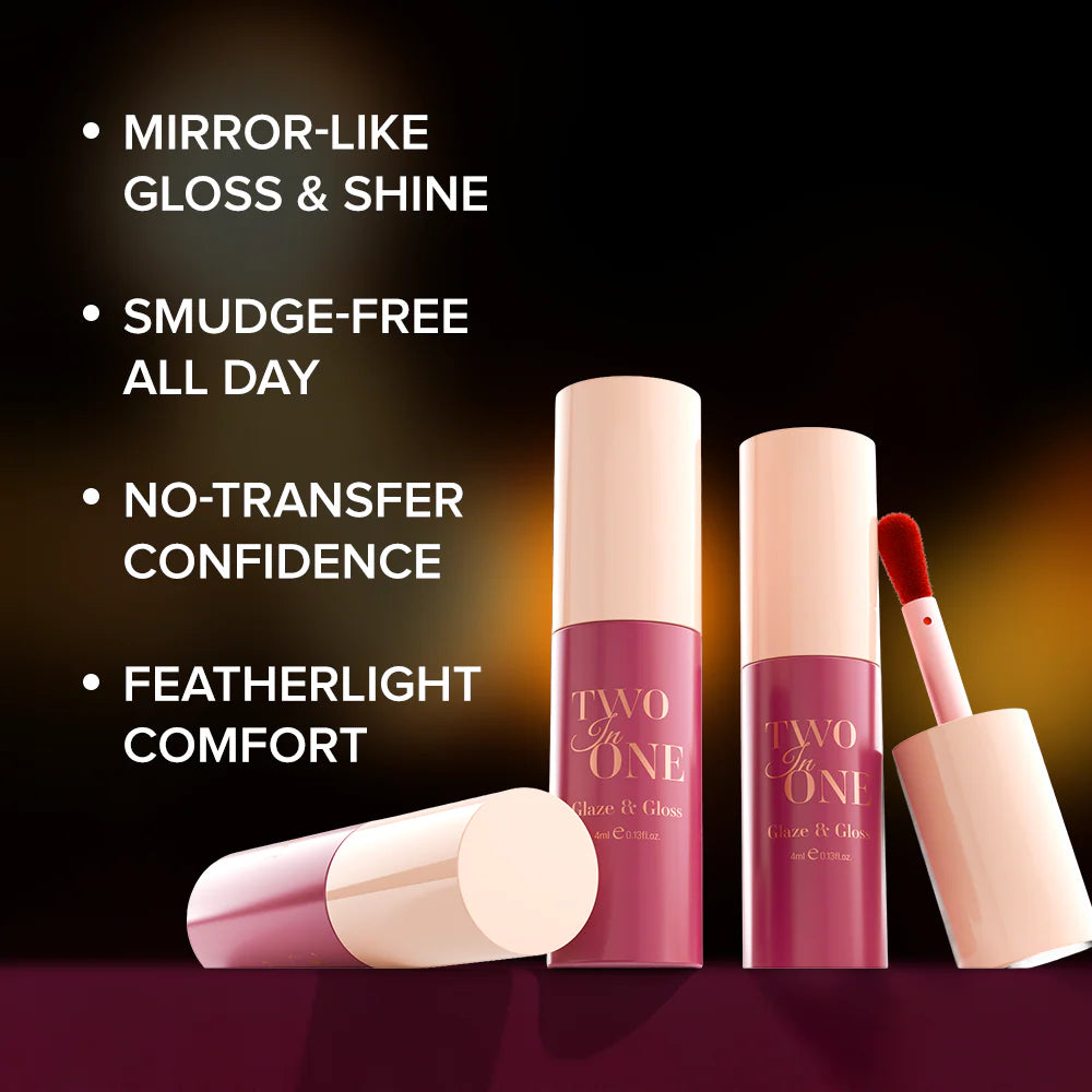 Character Cosmetics Two In One - Glaze & Gloss 4ml