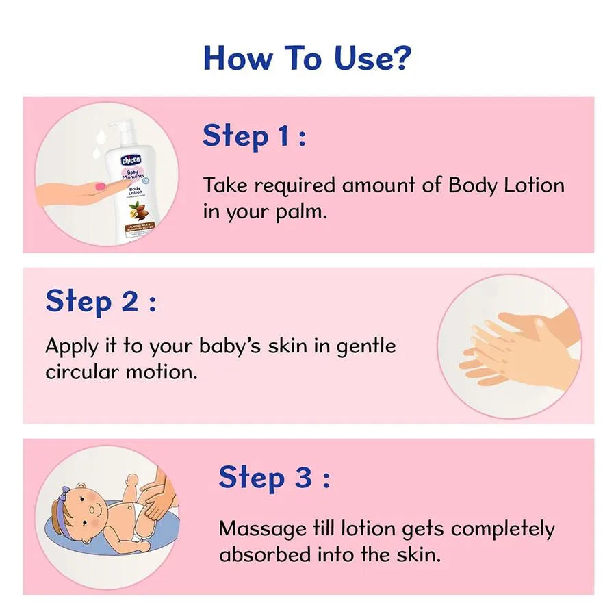 Chicco Baby Moments Body Lotion Almond Milk & Murumuru Butter 0% 270ml