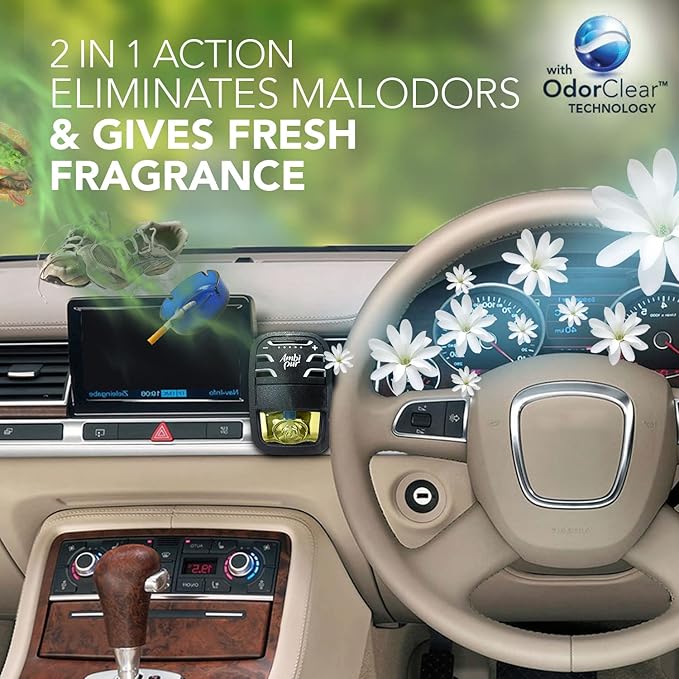 Ambi Pur Exotic Jasmine Car Air Freshener Starter 7.5ml