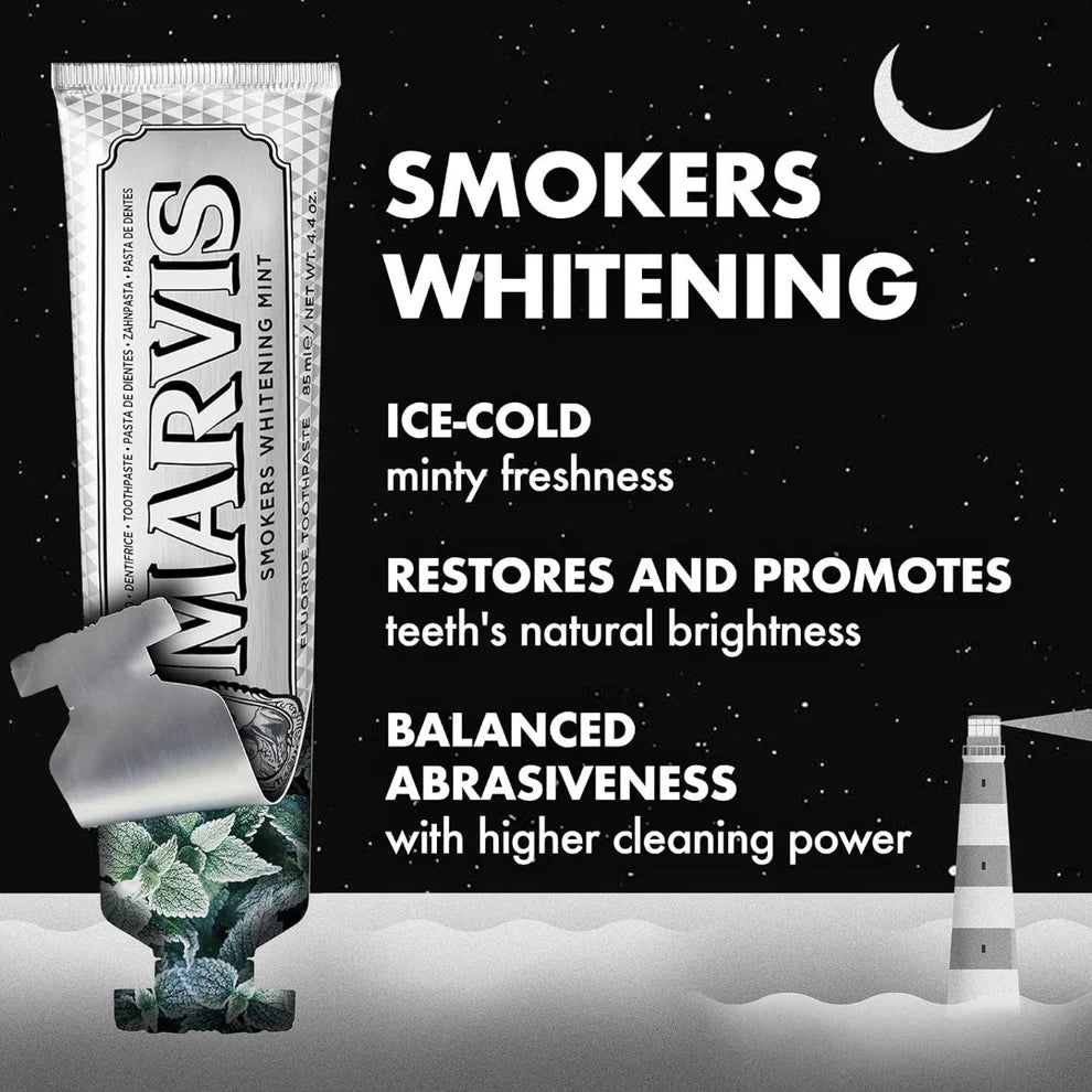 Marvis Smokers Whitening Mint Toothpaste 85ml