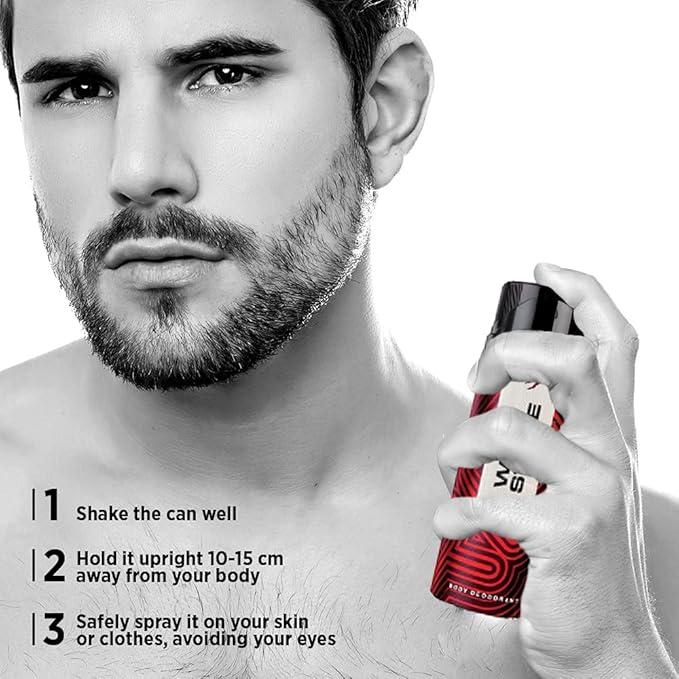 Wild Stone Red Deodorant Body Spray for Men 225ml