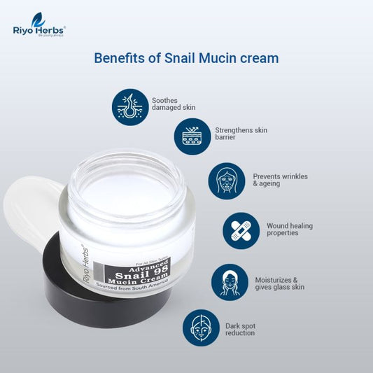 Riyo Herbs Advance Snail 98 Mucin All in One Cream 50g