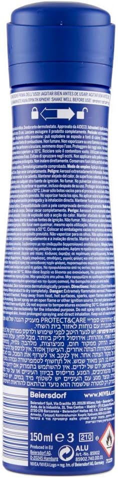 Nivea Protect & Care 48h Women Deodorant 150ml