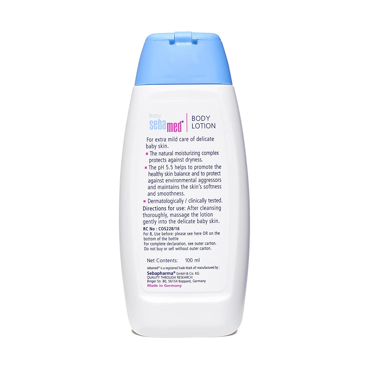 Sebamed Baby PH 5.5 Body Lotion For Delicate Skin With Camomile 100ml