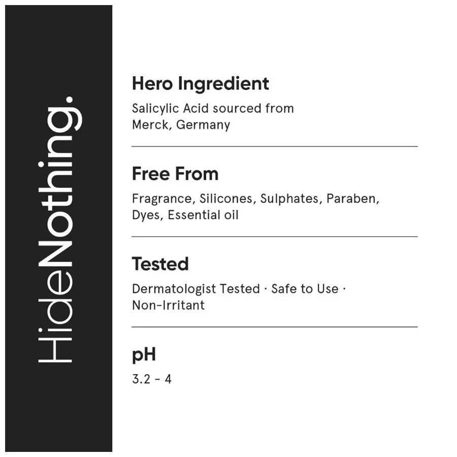 Minimalist Salicylic Acid 02% Face Serum Reduces Acne Blackheads 30ml