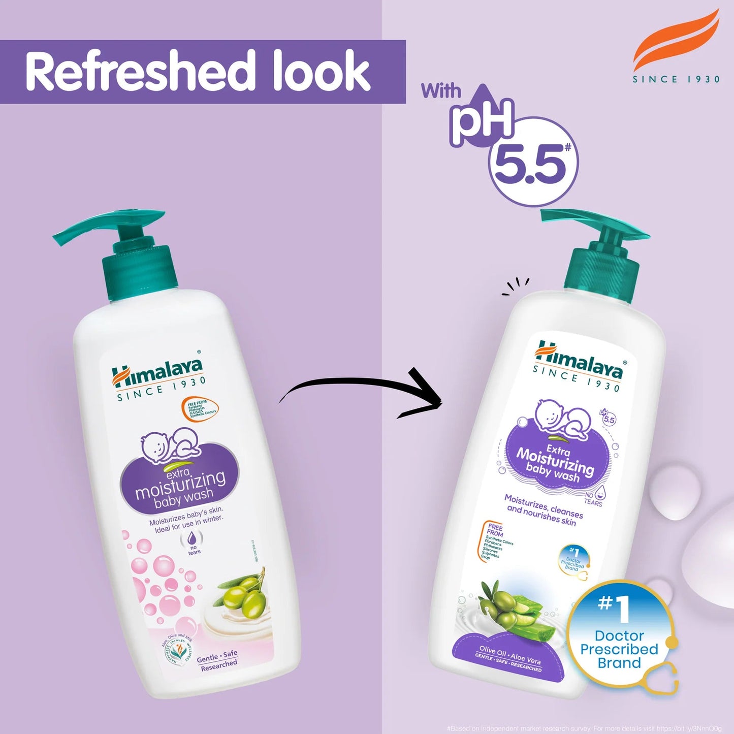 Himalaya Extra Moisturizing Baby Wash 400ml