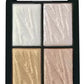 MARS 4 Color Glowzilla Palette Blush and Highlight Kit, Multicolor (FP03-02)