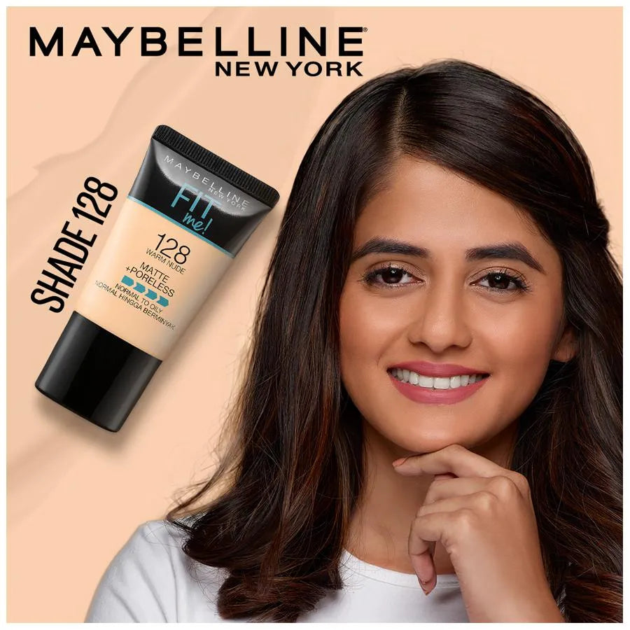 Maybelline New York Fit Me Matte+Poreless Liquid Foundation 18ml