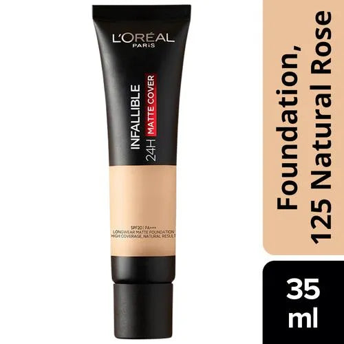 Loreal Paris Liquid Foundation - Infallible 24H Matte Cover, 35 ml