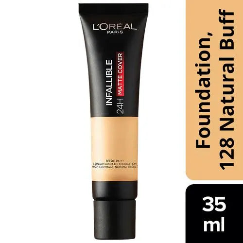 Loreal Paris Liquid Foundation - Infallible 24H Matte Cover, 35 ml
