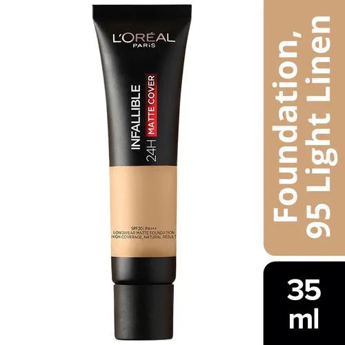 Loreal Paris Liquid Foundation - Infallible 24H Matte Cover, 35 ml