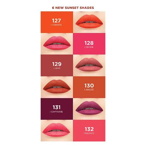 Loreal Paris Rouge Signature Matte Liquid Lipstick - Soft-Matte Finish, Super-Lightweight Formula, 7 g 130 I Amaze